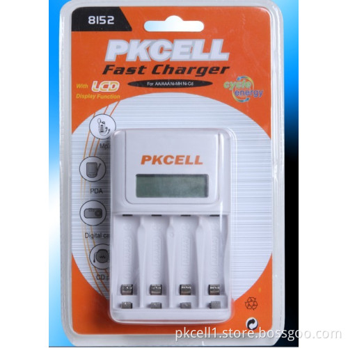 Fast Charger for AA/AAA Ni-MH/Ni-CD Rechargeable Battery (8152)